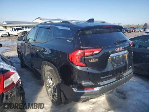 2018 GMC Terrain SLT with VIN 3GKALVEX4JL297975, listed as a Copart auction lot 44896245 with 92,740 mi miles and Salvage Title. Bid and sale history available at DreamBid. Image 2.