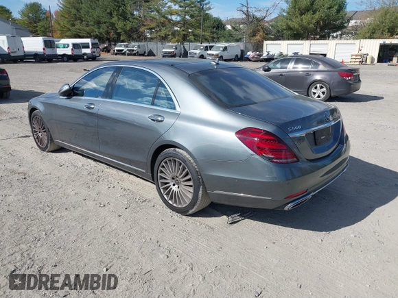 2018 Mercedes-Benz S 560 with VIN WDDUG8GB1JA399733, listed as a IAAI auction lot 40698553 with 82,838 mi miles and . Bid and sale history available at carsss.com. Image 3.