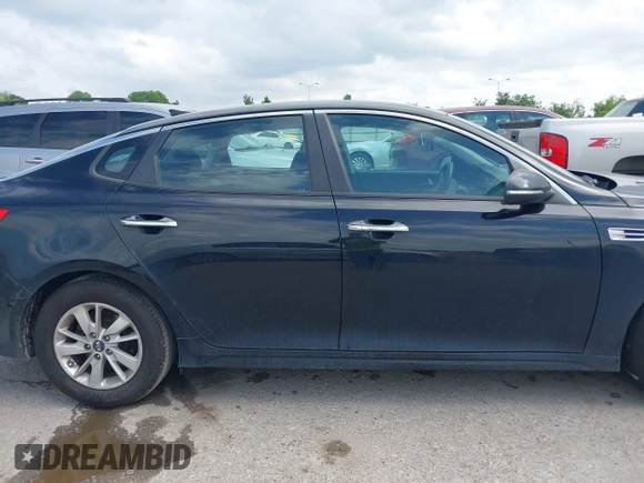 2018 Kia Optima LX with VIN 5XXGT4L34JG183535, listed as a IAAI auction lot 42411181 with 111,649 mi miles and . Bid and sale history available at DreamBid. Image 13.