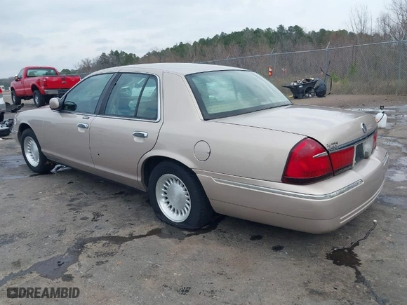 1998 Mercury Grand Marquis LS with VIN 2MEFM75W2WX695255, listed as a IAAI auction lot 41481865 with 177,365 mi miles. Bid and sale history available at carsss.com. Image 3.