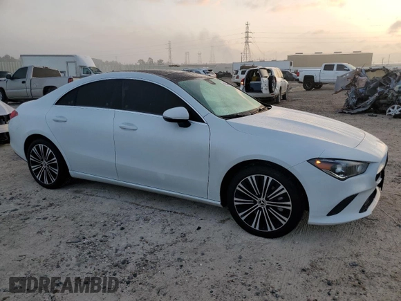 2021 Mercedes-Benz CLA 250 with VIN W1K5J4GB1MN189225, listed as a Copart auction lot 41258984 with 37,633 mi miles and . Bid and sale history available at DreamBid. Image 4.