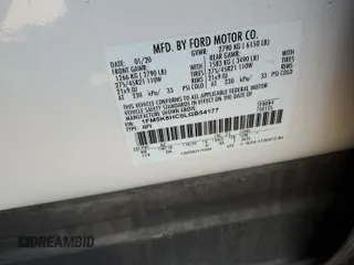 2020 Ford Explorer Platinum z VIN 1FM5K8HC0LGB54177, wystawiony jako Copart lot #62171445 z przebiegiem 37 567 mil mil oraz Szkoda całkowita • Salvage title. Historia ofert i sprzedaży dostępna na DreamBid. Obrazek 13.