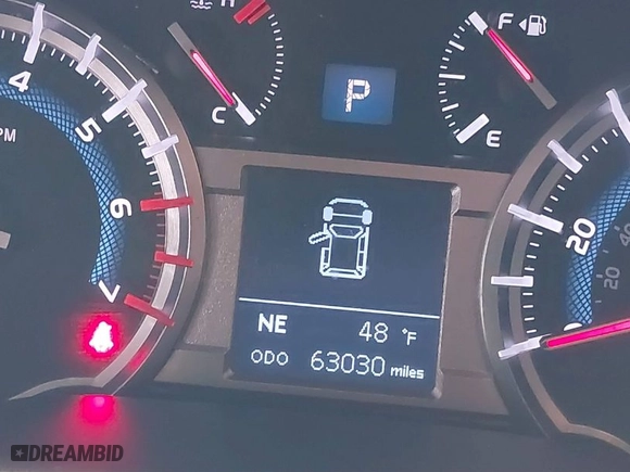 2018 Toyota 4Runner SR5 with VIN JTEZU5JR8J5170306, listed as a IAAI auction lot 41554154 with 63,030 mi miles. Bid and sale history available at carsss.com. Image 16.
