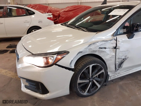 2020 Subaru Impreza Sport with VIN 4S3GKAL69L3612151, listed as a IAAI auction lot 41760734 with 62,768 mi miles. Bid and sale history available at carsss.com. Image 6.