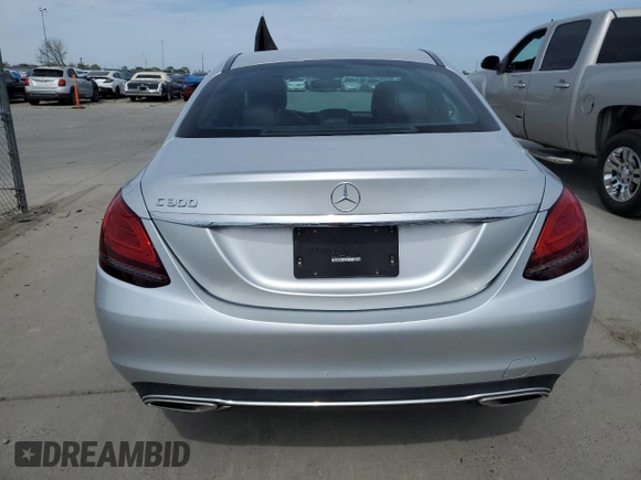 2020 Mercedes-Benz C with VIN 55SWF8DB8LU324935, listed as a Copart auction lot 50779315 with 104,332 mi miles and Clean Title. Bid and sale history available at carsss.com. Image 6.