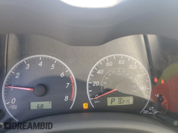 2010 Toyota Corolla with VIN 2T1BU4EE4AC356564, listed as a Copart auction lot 57343175 with 162,151 mi miles and Salvage title. Bid and sale history available at DreamBid. Image 9.