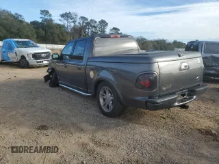 2002 Ford F-150 Harley Davidson with VIN 1FTRW07302KD36843, listed as a Copart auction lot 46342835 with 177,536 mi miles and Salvage Title. Bid and sale history available at carsss.com. Image 2.