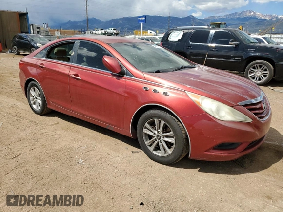 2011 Hyundai Sonata GLS with VIN 5NPEB4AC9BH163722, listed as a Copart auction lot 54074575 with 126,711 mi miles and Salvage Title. Bid and sale history available at DreamBid. Image 4.