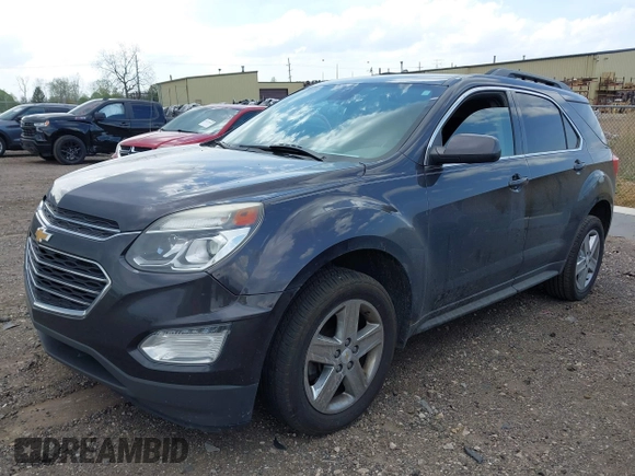 2016 Chevrolet Equinox LT with VIN 2GNALCEK1G6180802, listed as a IAAI auction lot 42156712 with 143,993 mi miles and . Bid and sale history available at carsss.com. Image 2.