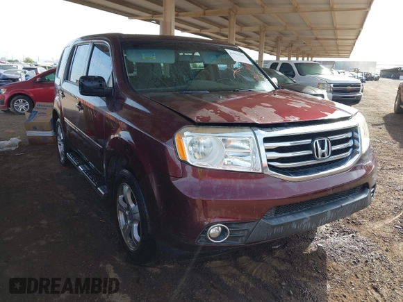 2014 Honda Pilot EX-L with VIN 5FNYF3H55EB006145, listed as a IAAI auction lot 41913165 with 177,973 mi miles. Bid and sale history available at carsss.com. Image 1.