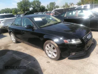 2010 Audi A4 2.0T Premium with VIN WAUBFAFL5AN019451, listed as a IAAI auction lot 36974022 with 126,645 mi miles. Bid and sale history available at carsss.com. Image 1.