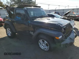 2019 Jeep Wrangler Sport S с VIN 1C4GJXAG9KW609099, выставлен на аукционе Copart как лот 44723915 с пробегом 128 046 миль миль и Списание • Salvage title. История ставок и продаж доступна на DreamBid. Изображение 4.