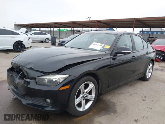 2013 BMW 3 Series 320i with VIN WBA3B1C51DK129473, listed as a IAAI auction lot 41591999 with 80,389 mi miles. Bid and sale history available at carsss.com. Image 18.