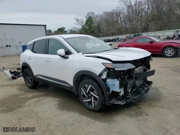 2025 Nissan Kicks SV with VIN 3N8AP6CA0SL305208, listed as a Copart auction lot 46438075 with 10,434 mi miles and Salvage Title. Bid and sale history available at carsss.com. Image 15.