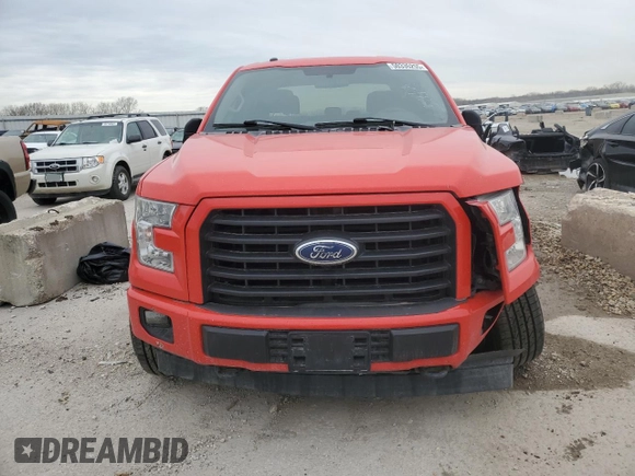 2017 Ford F-150 XL with VIN 1FTEW1EF8HKC90835, listed as a Copart auction lot 50335255 with 353,972 mi miles and Salvage Title. Bid and sale history available at carsss.com. Image 5.