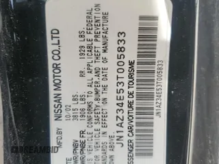 2003 Nissan 350Z Touring z VIN JN1AZ34E53T005833, wystawiony jako Copart lot #55437345 z przebiegiem 144 141 mil mil oraz Szkoda całkowita • Salvage title. Historia ofert i sprzedaży dostępna na DreamBid. Obrazek 12.