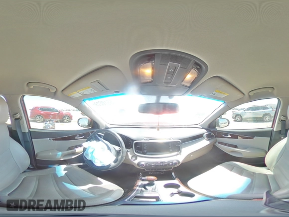 2017 Kia Sorento EX with VIN 5XYPH4A59HG229128, listed as a Copart auction lot 55182295 with 129,190 mi miles and Salvage title. Bid and sale history available at DreamBid. Image 16.