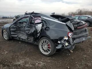 2022 Kia K5 GT-Line with VIN 5XXG64J24NG115887, listed as a Copart auction lot 47085735 with 0 mi miles and Salvage Title. Bid and sale history available at carsss.com. Image 2.