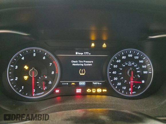 2020 Genesis G70 2.0T с VIN KMTG44LA6LU055517, выставлен на аукционе Copart как лот 44498445 с пробегом 76 816 миль миль и Списание • Salvage title. История ставок и продаж доступна на DreamBid. Изображение 9.