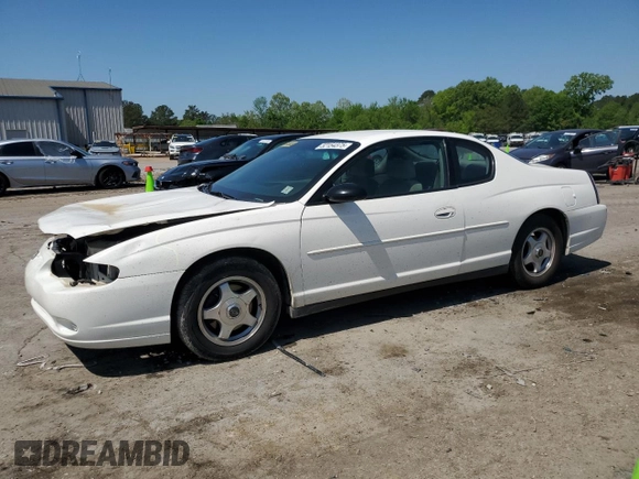 2003 Chevrolet Monte Carlo LS with VIN 2G1WW12E539416216, listed as a Copart auction lot 52154375 with 205,309 mi miles and Salvage Title. Bid and sale history available at carsss.com. Image 1.