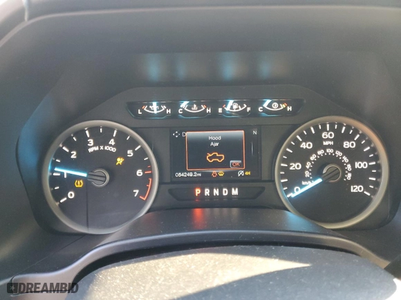 2019 Ford F-150 XL with VIN 1FTFW1E54KKD20061, listed as a Copart auction lot 88038355 with 54,249 mi miles and Salvage Title. Bid and sale history available at carsss.com. Image 9.