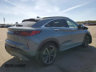 2023 Infiniti QX55 Luxe with VIN 3PCAJ5JR9PF118989, listed as a Copart auction lot 48352715 with 13,558 mi miles and Salvage title. Bid and sale history available at DreamBid. Image 3.