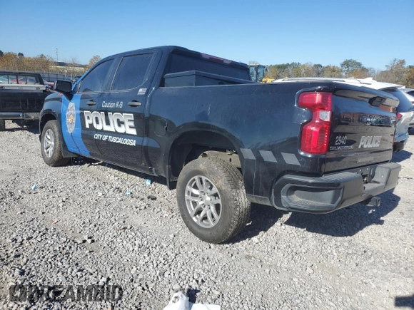 2021 Chevrolet Silverado 1500 Work Truck with VIN 1GCUYAEF0MZ158563, listed as a Copart auction lot 82125294 with 54,103 mi miles and Salvage Title. Bid and sale history available at DreamBid. Image 2.