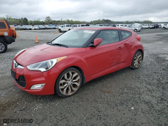 2013 Hyundai Veloster w/Black Int with VIN KMHTC6AD7DU116590, listed as a Copart auction lot 51213175 with 100,613 mi miles and Salvage Title. Bid and sale history available at carsss.com. Image 1.