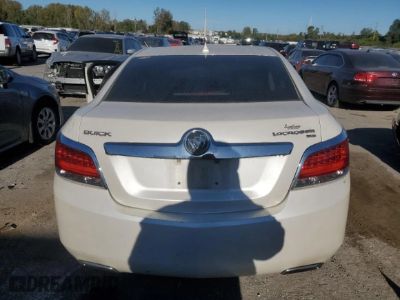 2012 Buick LaCrosse Leather with VIN 1G4GL5E33CF204861, listed as a Copart auction lot 76203984 with 147,934 mi miles and Salvage Title. Bid and sale history available at carsss.com. Image 6.