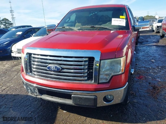 2010 Ford F-150 XL with VIN 1FTEX1C88AFA64990, listed as a IAAI auction lot 41411875 with 257,865 mi miles. Bid and sale history available at carsss.com. Image 12.