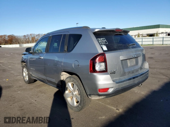 2016 Jeep Compass High Altitude Edition with VIN 1C4NJDEB7GD558676, listed as a Copart auction lot 65406272 with 99,192 mi miles. Bid and sale history available at carsss.com. Image 3.