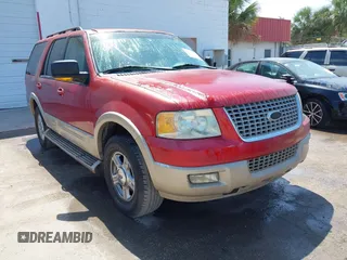2006 Ford Expedition Eddie Bauer z VIN 1FMPU17596LA32927, wystawiony jako IAAI lot #42073139 z przebiegiem 203 663 mil mil oraz . Historia ofert i sprzedaży dostępna na DreamBid. Obrazek 1.