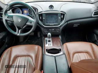 2015 Maserati Ghibli S Q4 with VIN ZAM57RTA1F1145377, listed as a Copart auction lot 43502375 with 58,046 mi miles and Salvage Title. Bid and sale history available at carsss.com. Image 8.