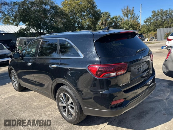 2019 Kia Sorento EX Sport V6 with VIN 5XYPH4A51KG504630, listed as a Copart auction lot 88140655 with 93,136 mi miles and Clean Title. Bid and sale history available at carsss.com. Image 3.
