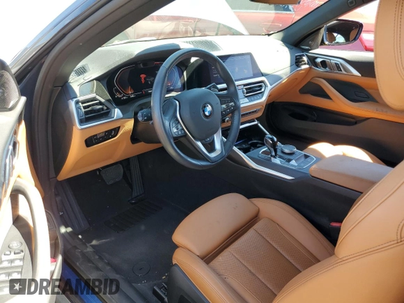 2023 BMW 4 Series 430i with VIN WBA23AT06PCM73232, listed as a Copart auction lot 56950904 with 8,567 mi miles and Salvage Title. Bid and sale history available at carsss.com. Image 8.