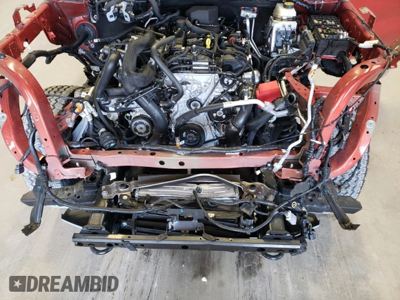2024 Ford Ranger LARIAT with VIN 1FTER4KH6RLE15213, listed as a Copart auction lot 69852704 with 793 mi miles and Salvage Title. Bid and sale history available at carsss.com. Image 11.