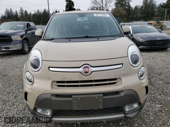 2014 FIAT 500L Trekking with VIN ZFBCFADH3EZ018502, listed as a Copart auction lot 48713985 with 63,939 mi miles and Clean Title. Bid and sale history available at DreamBid. Image 5.