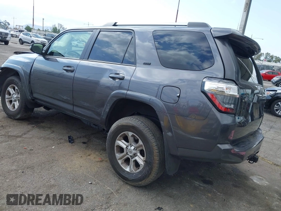2023 Toyota 4Runner SR5 with VIN JTEEU5JRXP5302750, listed as a IAAI auction lot 42125821 with 29,818 mi miles and . Bid and sale history available at DreamBid. Image 3.