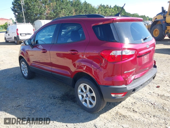 2021 Ford EcoSport SE with VIN MAJ6S3GL6MC406378, listed as a IAAI auction lot 42270108 with 66,637 mi miles and . Bid and sale history available at DreamBid. Image 3.