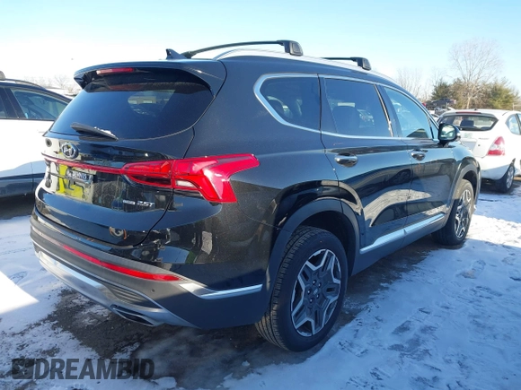 2022 Hyundai Santa Fe Limited with VIN 5NMS4DAL3NH465165, listed as a IAAI auction lot 41362783 with 31,841 mi miles. Bid and sale history available at carsss.com. Image 4.