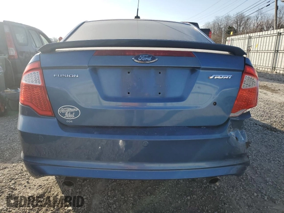 2010 Ford Fusion SPORT with VIN 3FAHP0KC7AR112758, listed as a Copart auction lot 49185995 with 131,012 mi miles and Salvage Title. Bid and sale history available at carsss.com. Image 6.