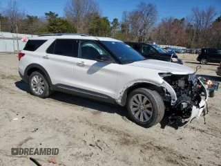 2020 Ford Explorer Limited with VIN 1FMSK8FH5LGC24015, listed as a Copart auction lot 49627615 with 40,729 mi miles and Salvage Title. Bid and sale history available at carsss.com. Image 4.