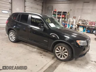 2013 BMW X3 xDrive28i with VIN 5UXWX9C57D0A18424, listed as a IAAI auction lot 41967945 with 106,479 mi miles. Bid and sale history available at carsss.com. Image 1.