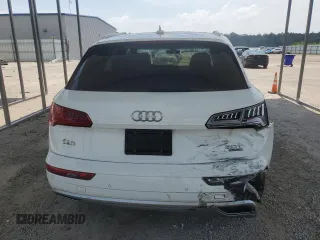2018 Audi Q5 Premium Plus with VIN WA1BNAFY0J2153930, listed as a Copart auction lot 61966275 with 75,720 mi miles and Salvage title. Bid and sale history available at DreamBid. Image 6.