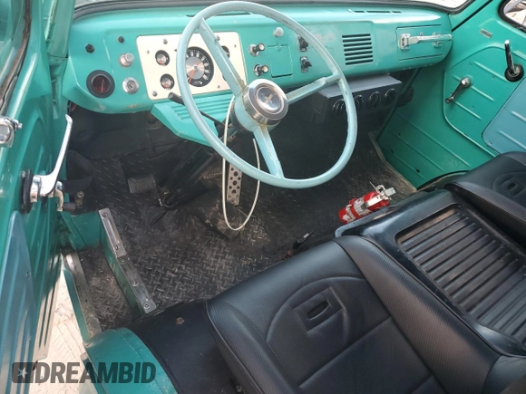 1961 Ford Econoline Cargo with VIN E10SH112422, listed as a Copart auction lot 74244524 with 69 mi miles and Salvage Title. Bid and sale history available at DreamBid. Image 9.