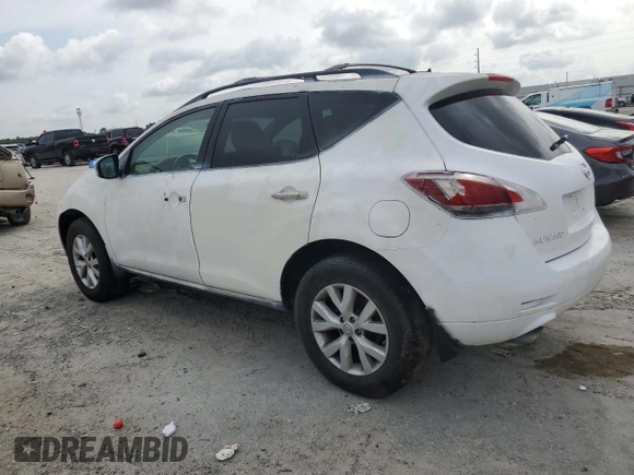 2012 Nissan Murano S with VIN JN8AZ1MU3CW101777, listed as a Copart auction lot 60360175 with Not provided miles and Clean title. Bid and sale history available at DreamBid. Image 2.