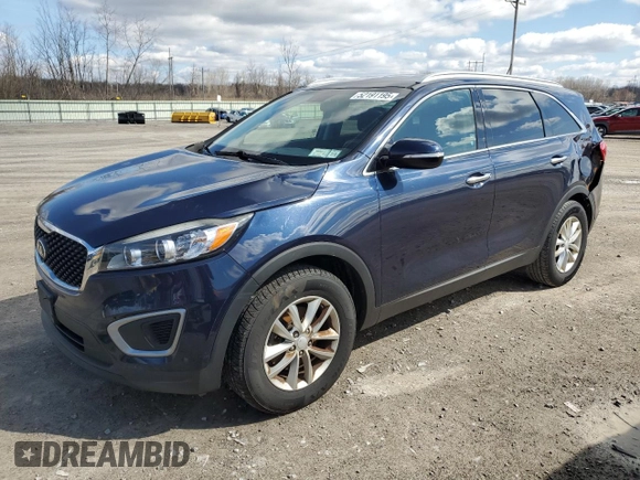 2016 Kia Sorento LX with VIN 5XYPG4A3XGG165181, listed as a Copart auction lot 52191195 with 115,573 mi miles and Clean Title. Bid and sale history available at DreamBid. Image 1.