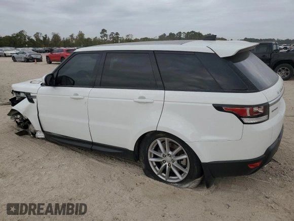 2017 Land Rover Range Rover Sport SE with VIN SALWG2FK8HA691447, listed as a Copart auction lot 82854344 with 68,117 mi miles and Salvage Title. Bid and sale history available at carsss.com. Image 2.