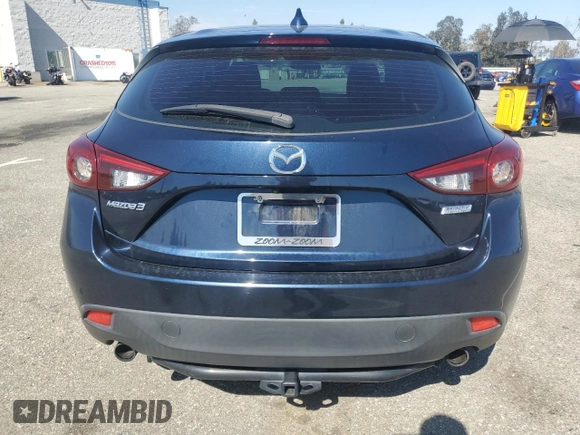 2014 Mazda 3 S Touring with VIN JM1BM1L31E1162990, listed as a Copart auction lot 51667034 with 92,255 mi miles and Salvage Title. Bid and sale history available at DreamBid. Image 6.