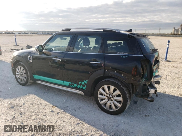 2021 MINI Countryman Cooper S with VIN WMZ83BR09M3M75594, listed as a Copart auction lot 88805185 with 53,497 mi miles and Salvage title. Bid and sale history available at DreamBid. Image 2.